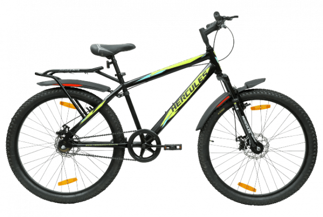 Hercules Streetcat Pro HT IC DX2 26T Matte Black with Yellow graphics