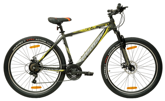 Roadeo Warcry 27.5T Stardust Black with yellow
